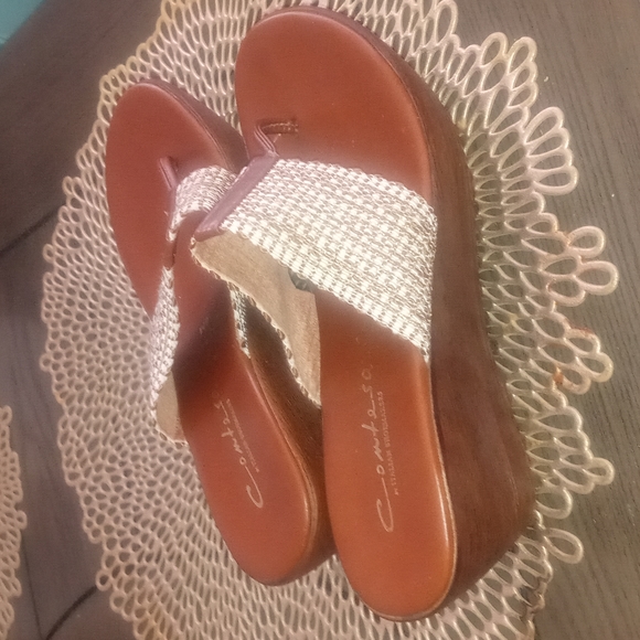 Contesa by Italian Shoemakers brown wedges - Picture 6 of 6